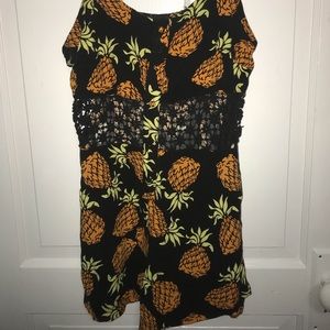 Pineapple romper
